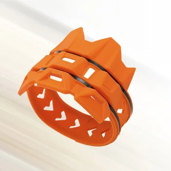 Универсальное защитное кольцо выхлопной трубы для внедорожных мотоциклов (оранжевый)