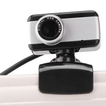 Веб-камера с Микрофоном, Видеокамера для настольного компьютера, USB-камера с вращением на 360 градусов для конференции