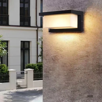 Светодиодный солнечный светильник для мытья стен, наружный водонепроницаемый настенный светильник, пейзаж, внутренний двор, вилла, ночной вид, балкон, подсветка вверх и вниз