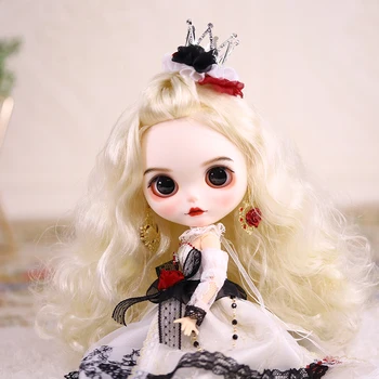 ICY DBS Blyth кукла 1/6 bjd одежда Белая королева с короной благородный комплект одежды игрушки для девочек SD