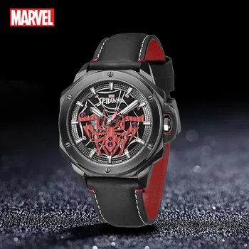 Автоматические механические часы Disney Marvel Hero, выдолбленные Модные мужские часы с Человеком-пауком, Автоматические часы, мужские часы 2020 класса Люкс