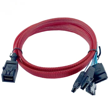 Mini SAS HD 12G SFF8643-кабель 4 SATA Внутренний контроллер материнской платы SFF 8643-серверный кабель для жесткого диска 4 SATA