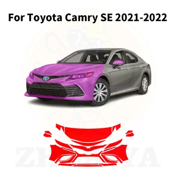 ZHUAIYA 7,5 Толстая Предварительно Вырезанная Краска Для Автозащитной Пленки Прозрачный Бюстгальтер PPF Decal Kit Для Toyota Camry SE 2021-2022
