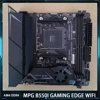 MPG B550I GAMING EDGE WIFI Для настольной материнской платы Msi AM4 DDR4 64G USB3.2 M.2*2 SATA3 Mini-ITX