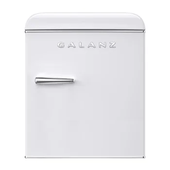 Мини-холодильник Galanz 1,7 куб. футов в стиле ретро, белый, Estar, Новый refrigerador mini