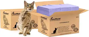Наполнитель для туалета Pee Pad для системы наполнения туалета Tidy Cat Breeze, Fresh Scent Поглощает неприятные запахи, 400 упаковок Aseo para gatos Arenero pa