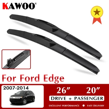 Щетки передних автомобильных стеклоочистителей KAWOO Wiper для Ford Edge 2007-2014, Аксессуары для лобового стекла 26 
