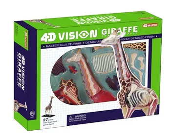 4D MASTER Аутентичные развивающие игрушки 4d master модели животных собранная модель Анатомии жирафа