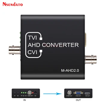 Full HD 5MP 2MP 720P 1080P AHD TVI CVI в HD VGA CVBS Конвертер Переключатель Для Камеры Видеонаблюдения Видео Тестер Конвертер Адаптер