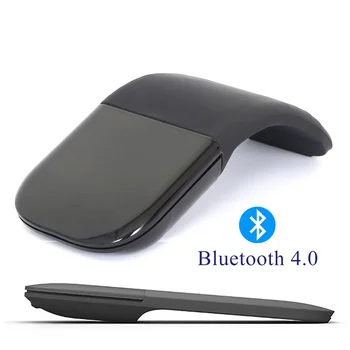 Bluetooth Arc Touch Mouse Портативная Тонкая Беспроводная Складная Мышь с низким Уровнем Шума, Мини-Компьютерные Оптические Мыши для Ноутбука, Планшета Mac/iPad