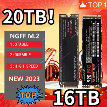 Массовое хранилище M.2 SSD NVME 1 ТБ 4 ТБ 8 ТБ Твердотельный накопитель Высокоскоростной M.2 2280 PCIe 3,0 Внутренний Жесткий диск Для Настольного Ноутбука
