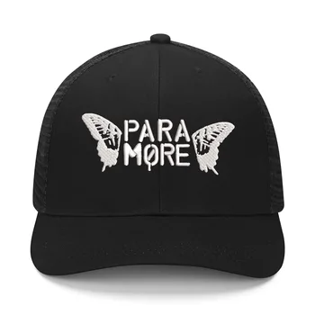 Paramore Рок-группа Шляпа с вышивкой Мужская Женская Спортивная Бейсболка Разве это не весело Дышащие Летние Головные Уборы На заказ Кепки С Логотипом
