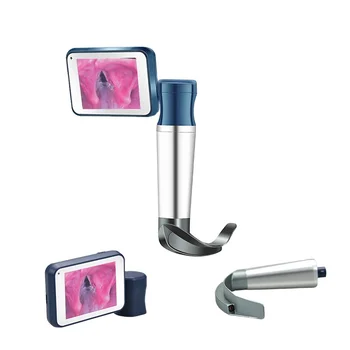 Многоразовый видеоларингоскоп BESDATA 6 дополнительных лезвий для анестезии, интубации, управления дыхательными путями, набор для ларингоскопии