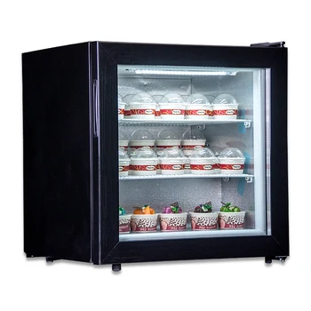 Морозильные камеры Объемом 55 л, Бытовой Холодильник, Коммерческая Стеклянная Морозильная камера Haagen-Dazs для мороженого, Охлаждающая машина