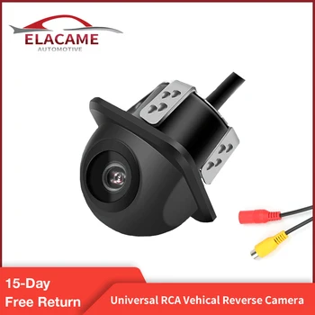 Универсальная камера заднего вида RCA с направляющей линией Ночного видения, монитор автоматической парковки задним ходом, CCD, Водонепроницаемое видео высокой четкости 170 градусов