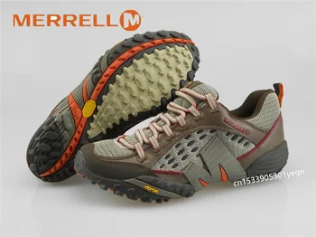 Merrell Мужская дышащая легкая спортивная обувь из воздушной сетки на открытом воздухе Для альпинизма по пересеченной местности, Водные пляжные кроссовки