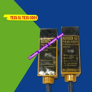 новый оригинальный датчик срабатывания для съемки типа фотоэлектрического переключателя NPN обычно открытый квадратный датчик TE3S-5LTE3S-5DE4