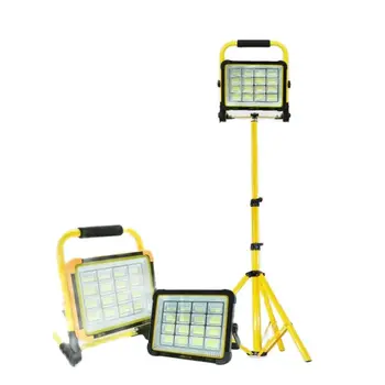 Солнечный Перезаряжаемый Светодиодный Прожектор Открытый Кемпинг Освещение Ночного Рынка Led Foco Solar Led Para Exteriores Projecteur Led
