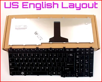 Новая Клавиатура Английской версии для ноутбука Toshiba V101602AS1 K000061350 PK130731A00 V000190190 V109202BK1 PSLV6U-027007