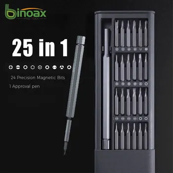 Набор прецизионных отверток Binoax Mini 24 Прецизионных магнитных бита Набор инструментов для ремонта очков iPhone Macbook iPad