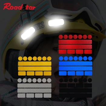 Roadstar, 10 шт., Красочная Светоотражающая наклейка для детских колясок, велосипедные шлемы, Предупреждающий знак безопасности RS-1100K