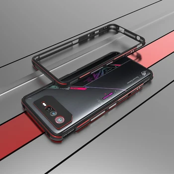Чехол-бампер ZSHOW для ASUS ROG Phone 6 Pro с защитой от падения военного класса, металлический каркас из алюминиевого сплава, Противоударный прочный бампер