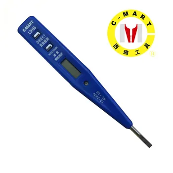 Тестер напряжения Многофункциональный цифровой Индукционный Тестовый карандаш-Отвертка Инструмент для проверки электрической мощности со светодиодной подсветкой AC / DC L0035