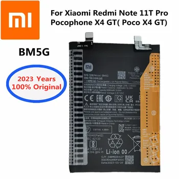 Новый Оригинальный Аккумулятор Redmi BM5G Для телефона Xiaomi Redmi Note 11T Pro/Pocophone X4 GT/Poco X4 GT 5080 мАч, Сменные Аккумуляторы