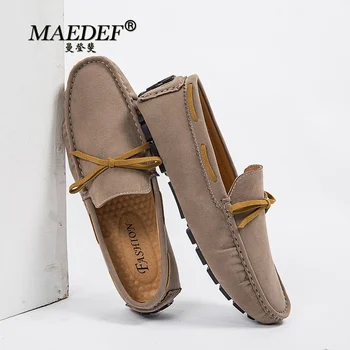 MAEDEF / Новинка 2021 года; Мужские Повседневные Лоферы; Модная мужская обувь; Дышащая и Удобная Обувь; Высококачественные Мокасины; Мужская Обувь Для вождения