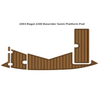 2003 Re-gal 2200 Коврик для плавательной платформы Bowrider, лодка, коврик для пола из вспененного EVA Тика