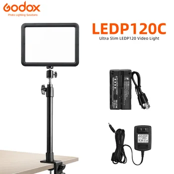 Godox Ultra Slim LEDP120C 116 Шт. Светодиодный светильник с яркостью 3300 К ~ 5600 К для студийного Видео с непрерывным светом Для камеры Видеокамеры
