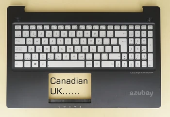 Британская Канадская Клавиатура, Подставка для рук, Чехол для Asus Q550Lf 90NB00K2-R31CB0 13NB0231AM0631 0KN0-N43CB13 0KNB0-6625CB00 с подсветкой