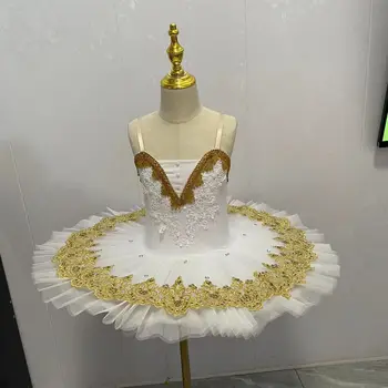 Белая балетная юбка-пачка 
