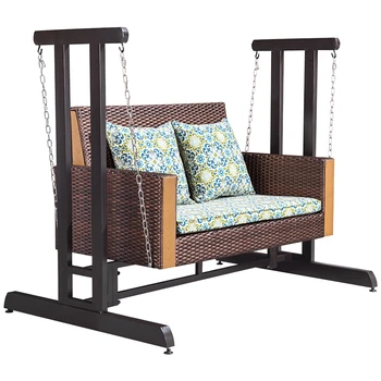 Балконные качели, подвесное кресло-качалка для отдыха на открытом воздухе, подвесная корзина, садовое кресло-колыбель из ротанга, кресло-качалка для дома, качели для дома