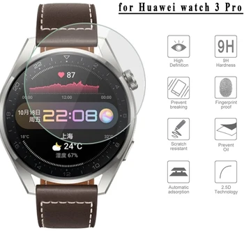 2ШТ Защитные пленки из закаленного стекла 9H для Huawei watch 3 Pro с Защитой от царапин, Защитная Стеклянная Пленка, Аксессуары Для Часов