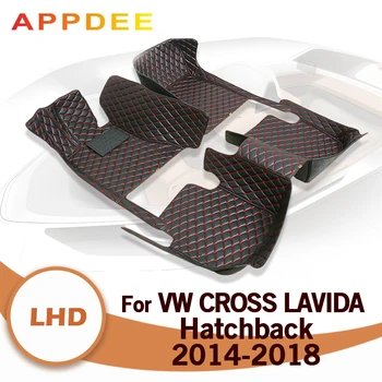 Автомобильные коврики для Хэтчбека VW Volkswagen Cross Lavida 2014 2015 2016 2017 2018, Автомобильные накладки для ног на заказ, Аксессуары для интерьера