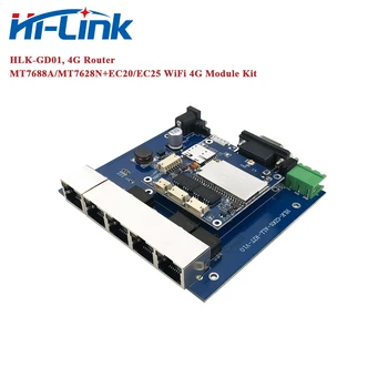 Комплект модулей маршрутизатора Hi-Link 4G Openwrt MT7688A/7628N + EC20/EC25 LTE с тестовой платой HLK-GD01