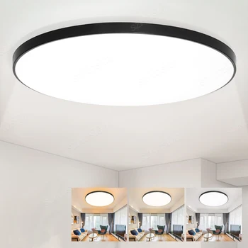 14-дюймовый ультратонкий светодиодный потолочный светильник для украшения комнаты, домашнего внутреннего освещения, Кольцевой потолочный светильник 220 В для кухни, гостиной, спальни