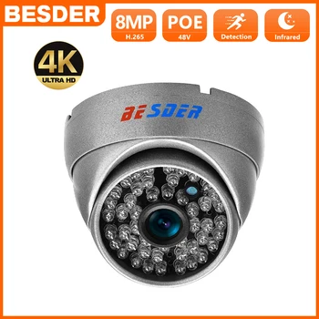 BESDER 8MP 4K 1080P SONY IP-камера ночного Видения 48V POE с Обнаружением Движения H.265 В Металлическом Корпусе P2P CCTV Домашняя Камера Безопасности XMEye