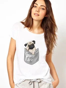 Животные, собака, женская футболка, Семейные рождественские футболки на заказ, Уличная одежда Большого размера, летняя блузка в стиле Харадзюку, Бесплатная доставка