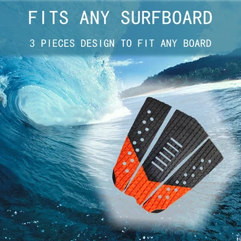 3 шт./компл. Тяговые накладки для серфинга Премиум EVA Ручка Доска для серфинга Longboard Paddle Board 3 М Клейкий коврик для ног Высокое качество Оптом