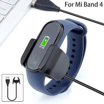 Кабель Зарядного устройства Для Xiaomi Mi Band 4 Miband4 Smart Wristband Кабель Для Зарядки Браслета Band 4 USB Адаптер Зарядного Устройства Для Mi Band 4 3